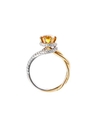 Natural Yellow Sapphire Ring