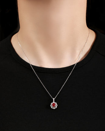 Myanmar Ruby With Pendant