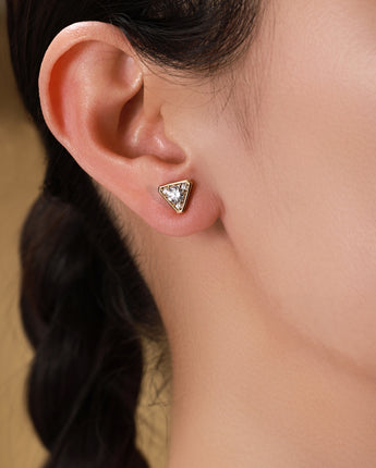 Triangle Lab Diamond Studs