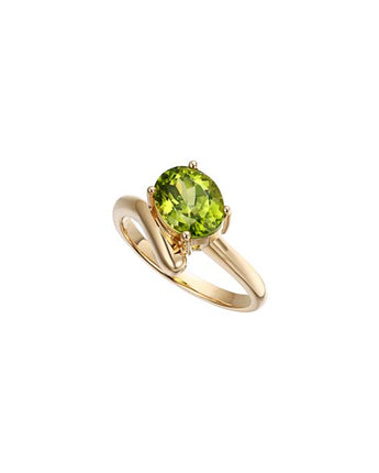 Oval Peridot Ring