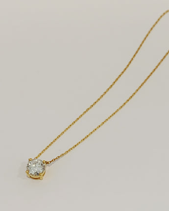 1 carat Round Lab Diamond Solitaire Pendant